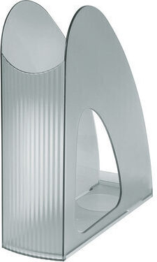 Han Vertical Plastic Stand Catalogs Han Twin Transparent Gray