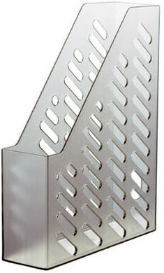 Han Vertical Plastic Stand Catalogs Han Klassik Transparent Gray