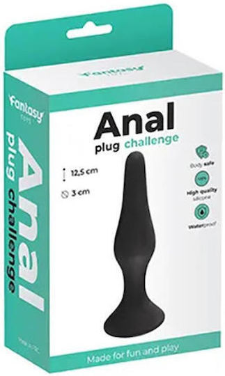 Fantasy Lingerie Plug Anal Mare Negru