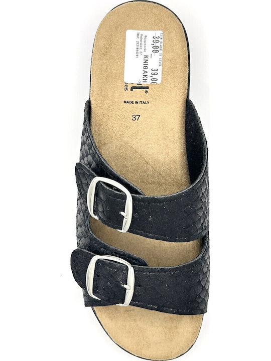 Leather Women's Anatomic Sandals Black