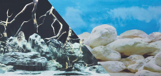 Hagen Zolux Double-sided Aquarium Background Roots Stones 50 X 80 Cm