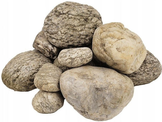 Wio Elderly Nano Boulder Decorative Stone Aquarium Terrarium Gray 2kg Bag