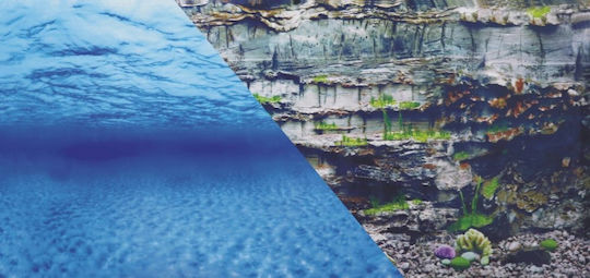 Zolux Zolux Aquarium Background Double-sided Water Underwater Rock 40 X 60 Cm