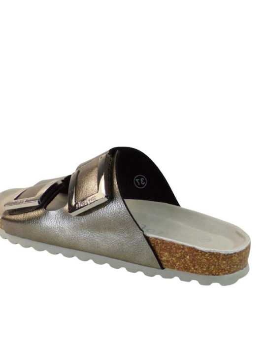 Sandale Casual Damă Aurii