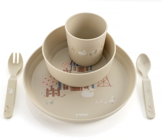 Reer Set De Masă Din Plastic 5 Piese