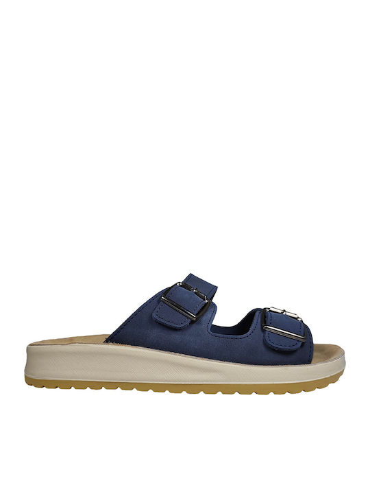Γυναικεία Ανατομικά Σανδάλια Μπλε