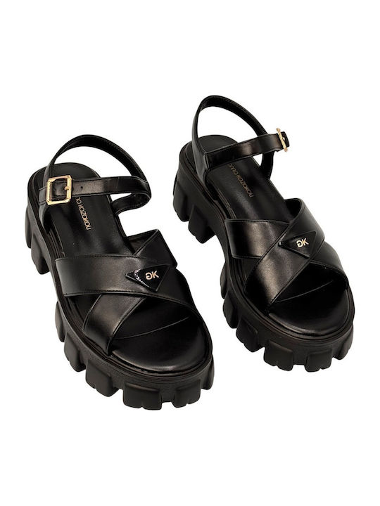 Women's Flat Sandals Black