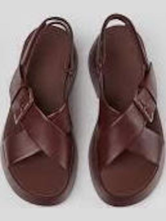 Camper Tasha Кожени сандали Бордо Camper Tasha Кожени сандали Бордо