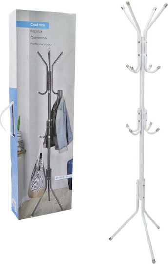 Excellent Houseware Калъгер Метален Бял 45x45x175см
