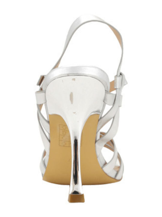 Leather Silver Sandals AM7961.D1590T336.DSA