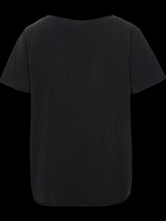 Damen T-Shirt Schwarz