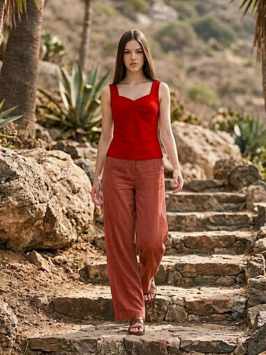 Women's Blouse Red