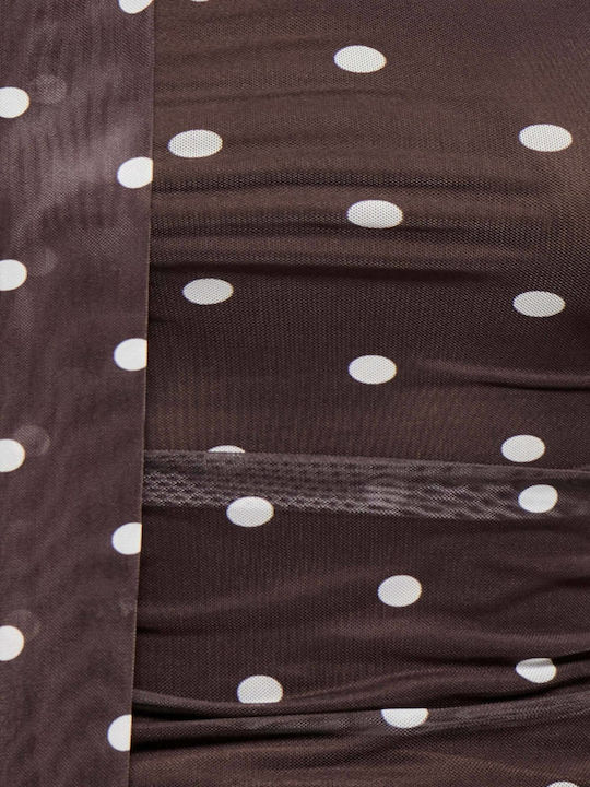 Γυναικεία Μπλούζα Strapless Brown