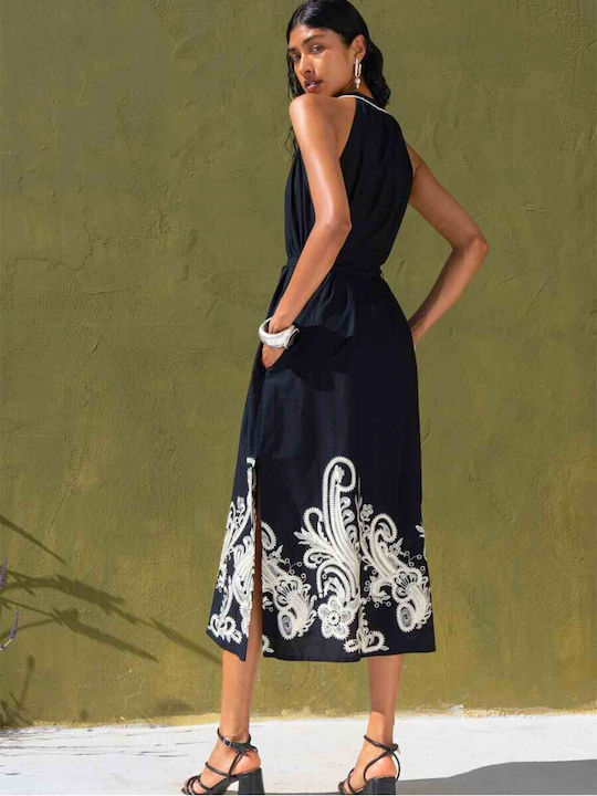 Summer Midi Dress Black