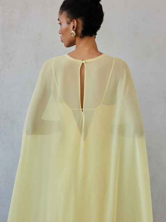 Maxi Evening Dress Yellow