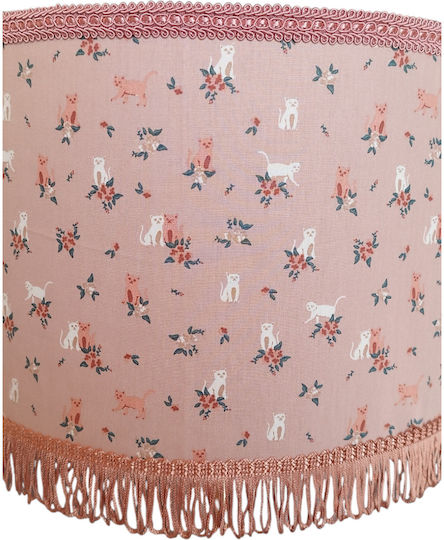 Pink Kitten Ceiling Light Dimensions 35*25 Eco Text Fabric Pink Kitten Ceiling Light Dimensions 35*25 Eco Text Fabric