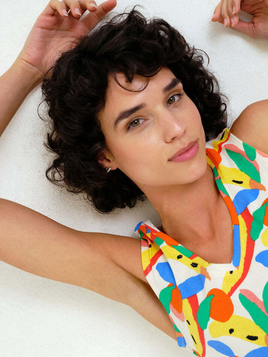 Dress Καλοκαιρινό Midi Φόρεμα Multicolour
