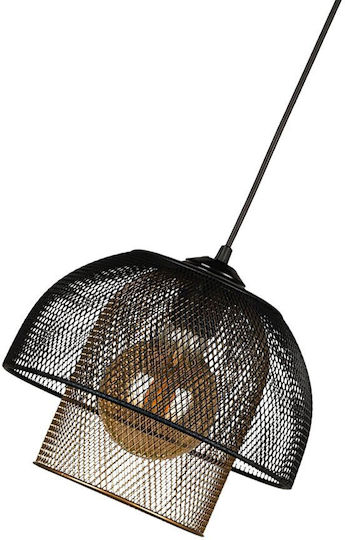 Stewehome Modern Ceiling Pendant Light Efes Black Aged 60 X 20 Cm