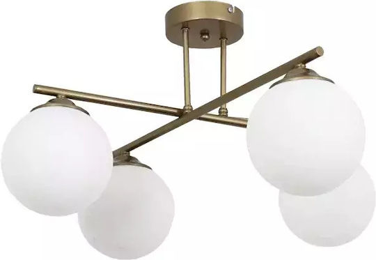 SteweHome Jade 4 Λαμπτήρων Deckenleuchte E27 55 x 34 cm SteweHome Jade 4 Λαμπτήρων Deckenleuchte E27 55 x 34 cm