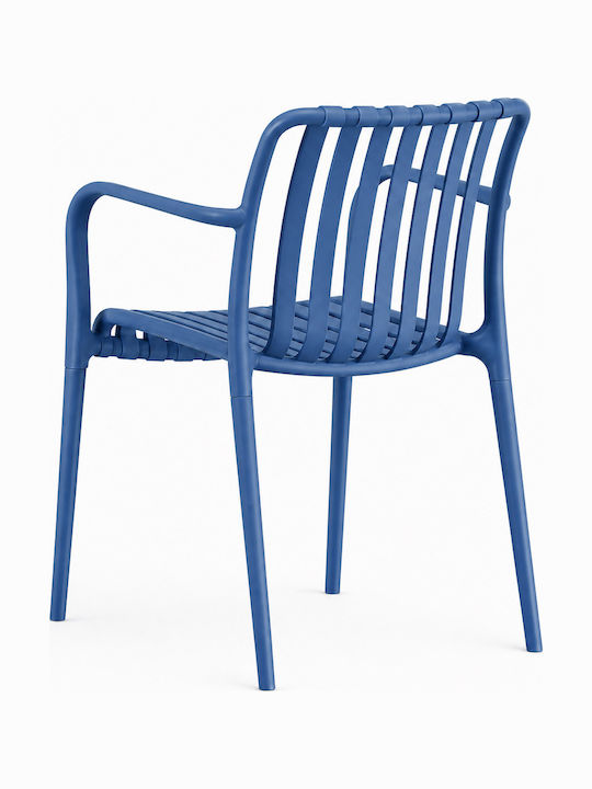 Outdoor Chair Polypropylene Blue 51x57x78cm