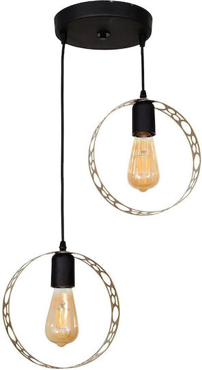 SteweHome Difoto Deckenleuchte Für Deckenbeleuchtung Dekorative Kreise & Patina 70x30cm