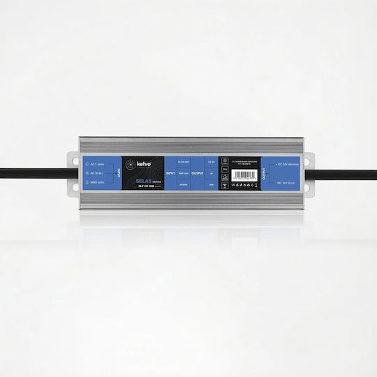 kelvo Adjustable Waterproof LED Power Supply IP67 Power 60W with Output Voltage 12V