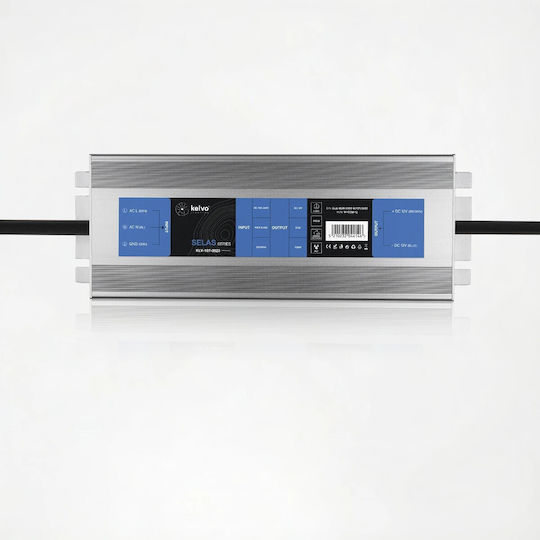 kelvo Adjustable Waterproof LED Power Supply IP67 Power 100W with Output Voltage 12V