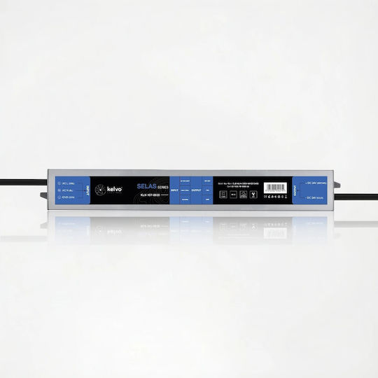 kelvo Adjustable LED Power Supply Waterproof IP67 Power 36W with Output Voltage 24V