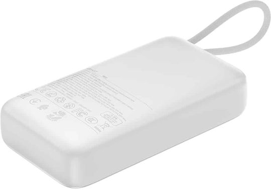 Acefast M32 Power Bank 10000mAh 35W Mit USB-C Ausgangsanschlüsse Power Delivery / Schnellladung Silber