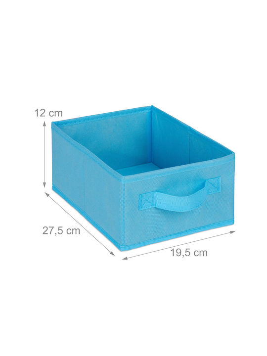 Metallisches Boden Bücherregal Blau 74x62x31.5cm