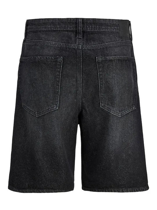 Herren Denim Shorts Schwarz