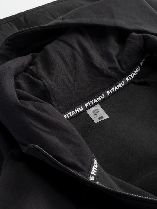 Sweatshirt mit Kapuze Schwarz