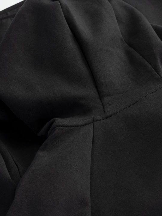 Sweatshirt mit Kapuze Schwarz