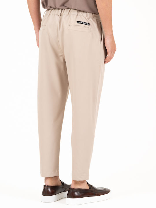 Trousers In Loose Fit Beige