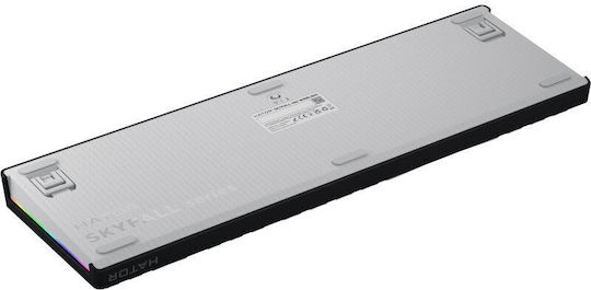 HATOR Skyfall 100 Ασύρματο Gaming Μηχανικό Πληκτρολόγιο με RGB φωτισμό (Αγγλικό US) HATOR Aurum Lemon Linear