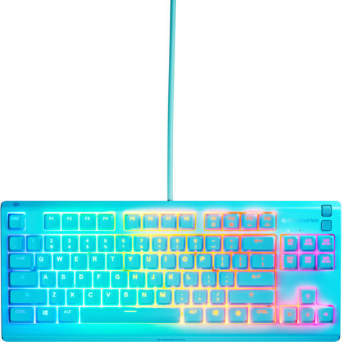 SteelSeries APEX 3 TKL Gaming Keyboard with RGB Lighting (English US) Aqua