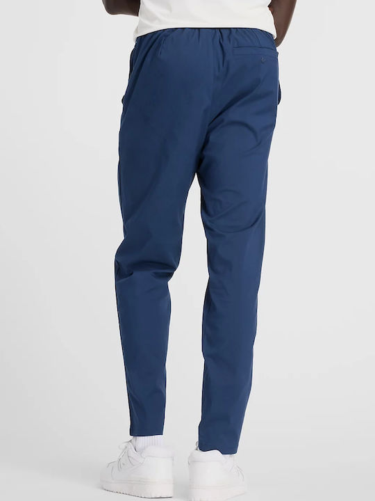 Trousers in Tapered Leg Style Navy