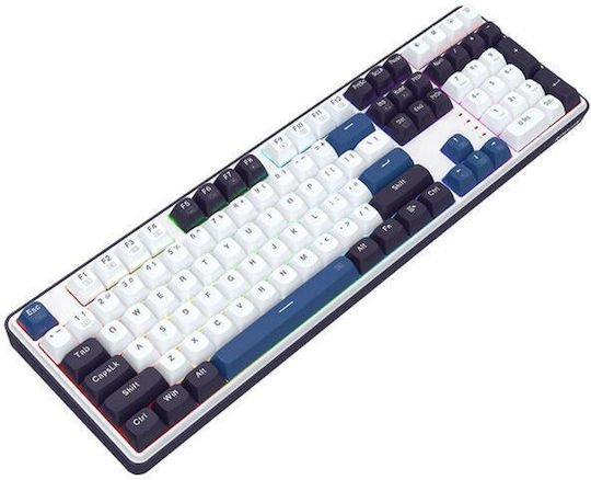 Redragon K689WBB-RGB Gaming Механична Клавиатура с Custom Суичове и RGB Осветление (International English) Wyvern
