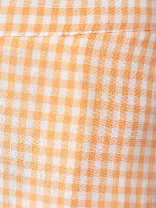 Γυναικεία Παντελόνα Καρό Peach
