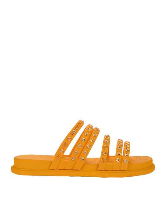 Women's Flip Flops in Yellow Style