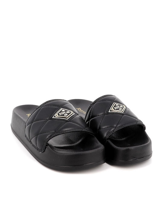 Women's Flat Sandals Flatforms Black