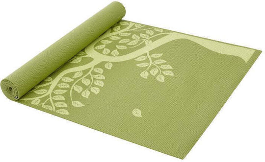 Στρώμα Γυμναστικής Yoga Πράσινο (173x61cm)