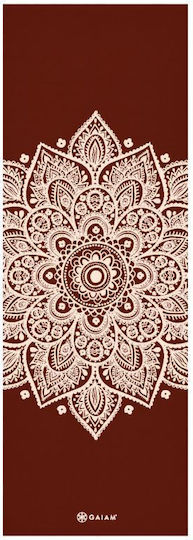 Gaiam Στρώμα Γυμναστικής Yoga Καφέ