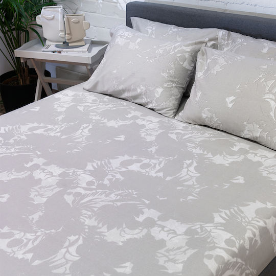 Naf Naf Diamond Module Cearceafuri De Pat Superioare Cu Hugger Din Cauciuc 160x200+35cm Amethyst Beige (4 Bucăți)