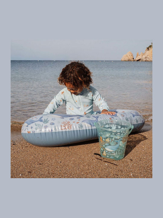 Little Dutch Kids Swimwear Rashguard With Long Sleeve Light Blue