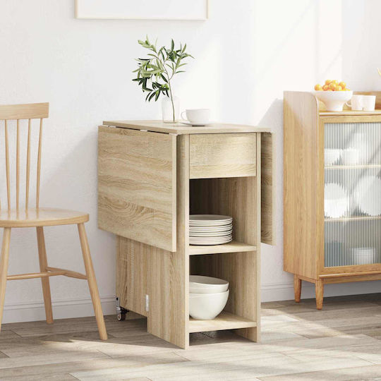 vidaXL Esszimmer- und Küchentisch Aus Holz Braun 115x70x75cm