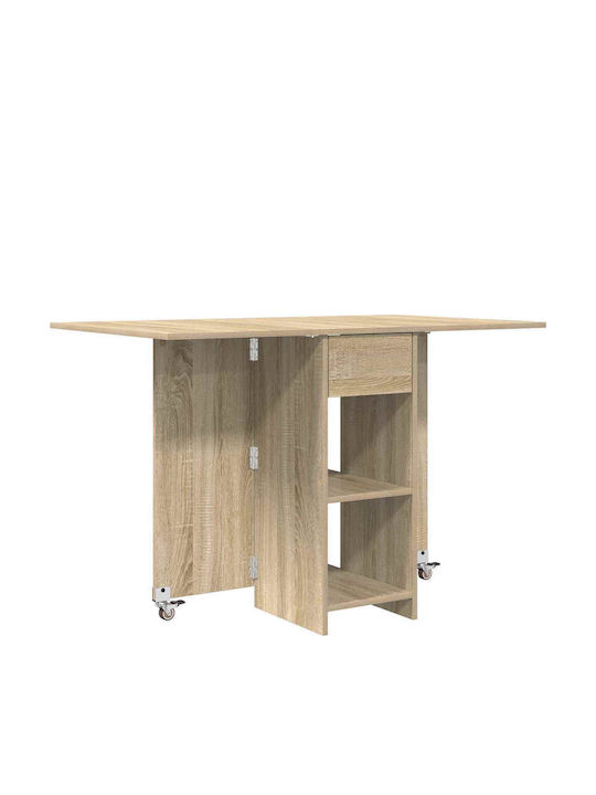 vidaXL Esszimmer- und Küchentisch Aus Holz Braun 115x70x75cm