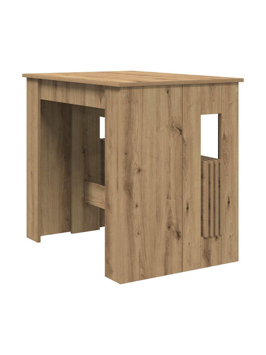 Masa Extensibilă de Dining din Lemn Prelucrat 180(+60)x85x75 cm