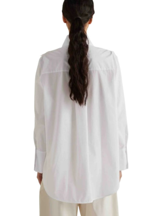Μακρυμάνικο Γυναικείο Πουκάμισο Off White
