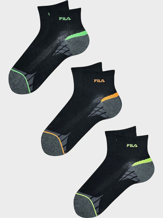 FILA Kindersocken Schwarz 3er-Pack